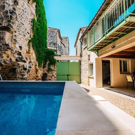Superbe Maison De Village-piscine-ideal Famille Semesterbostad *