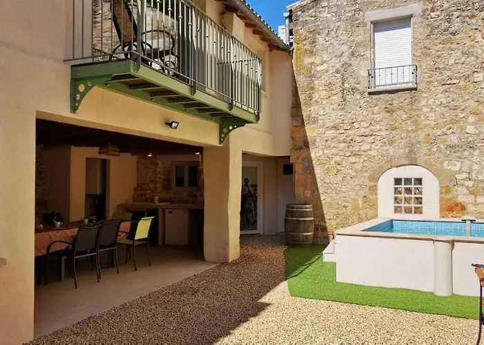 Superbe Maison De Village-piscine-ideal Famille