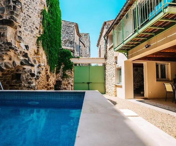 Superbe Maison De Village-piscine-ideal Famille 펜션 *